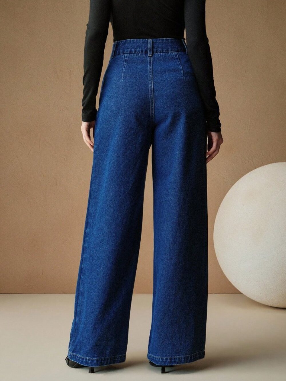 Blue Casual Women's Jeans - Picture 2 of 7